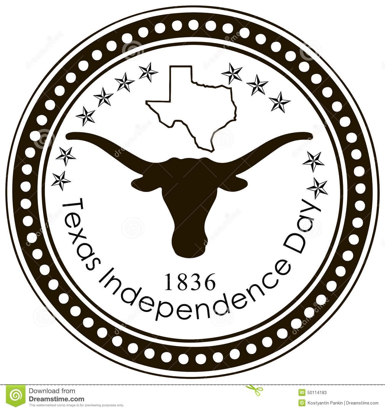 1836 Texas Independence Day Logo