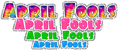 April Fools Colorful Glitter