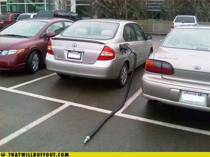 Car With Fuel Pipe Funny Situations Picture