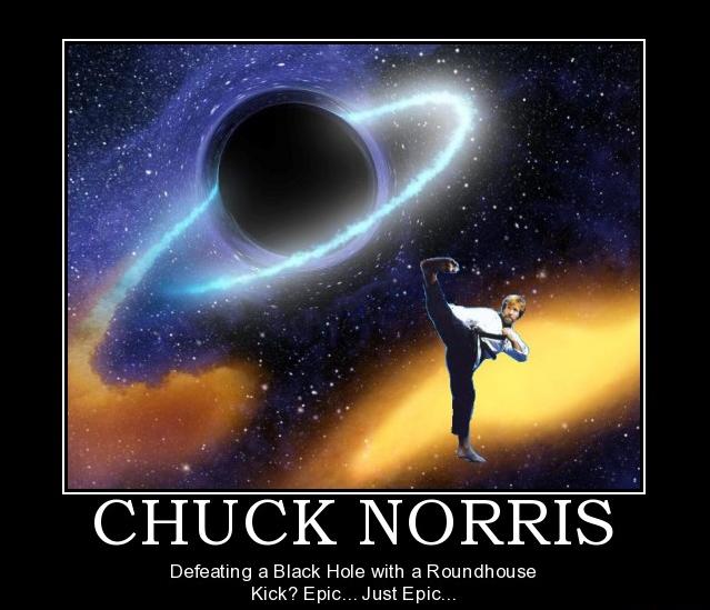 Chuck Norris Funny Kicked Picture