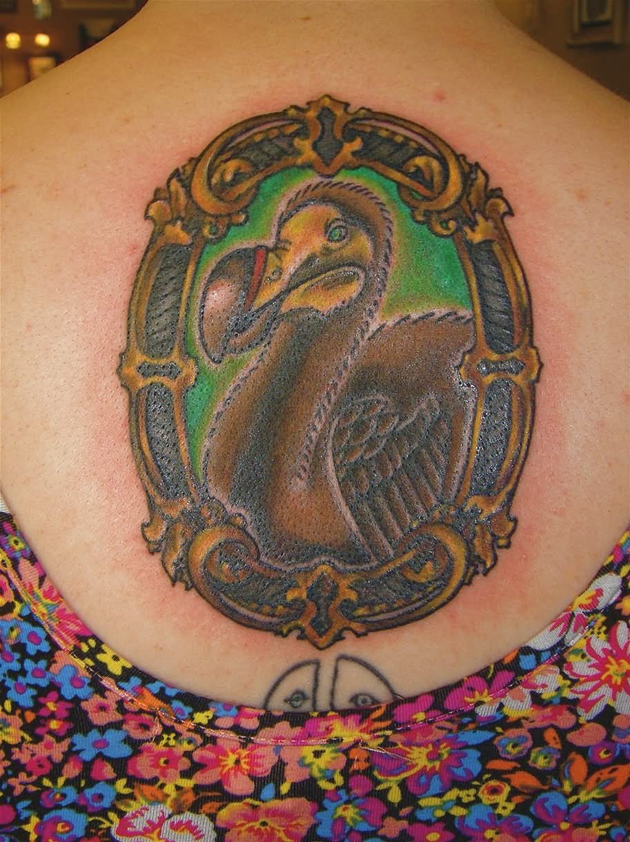 Dodo Bird In Frame Tattoo Design