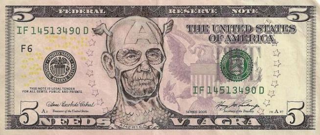 Evil Face Funny Money Image