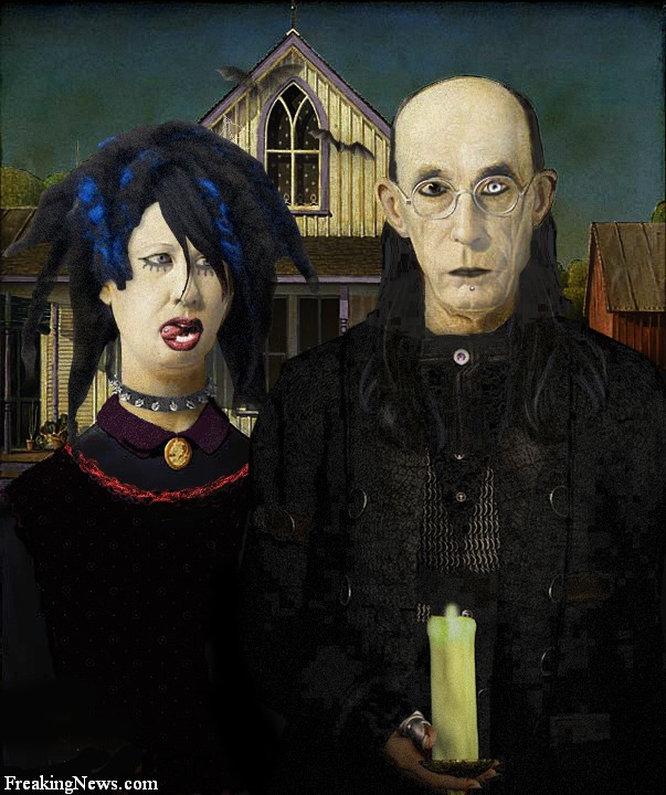 Funny American Gothic Portraits