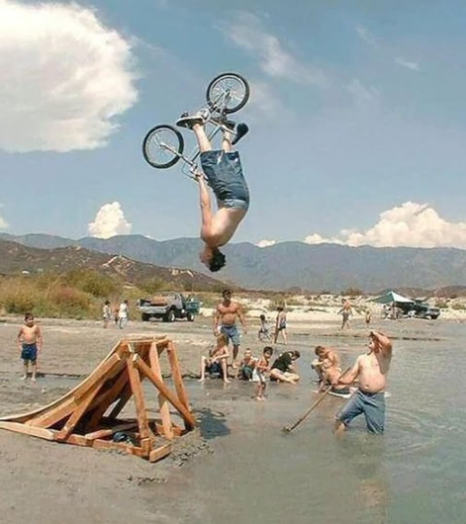 Funny Bicycle Stunt Situations Picture