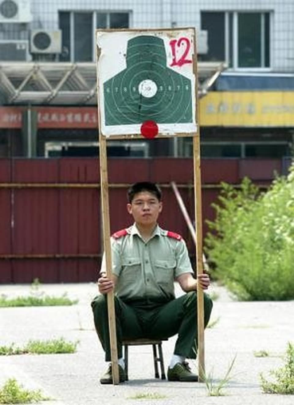 Funny Dangerous Military Target Board Picture