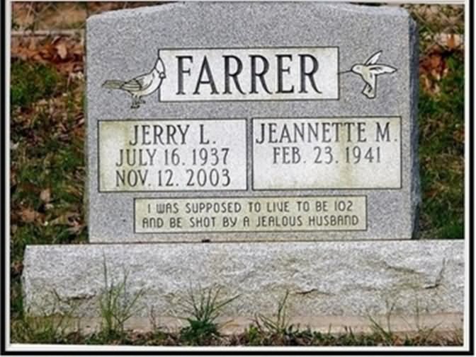 Funny Farrer Tombstone Image