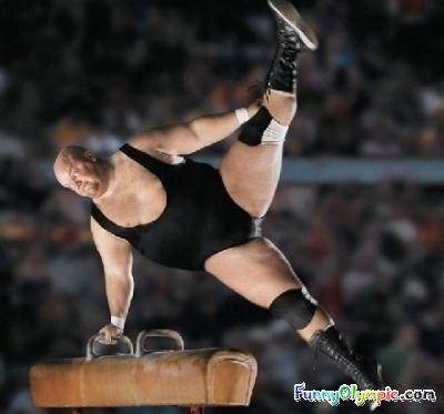 Funny Fat Gymnastic Picture