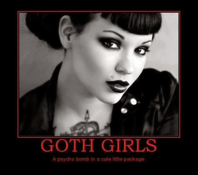 Funny Goth Girl Image