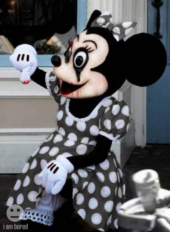 Funny Gothic Micky Mouse Image
