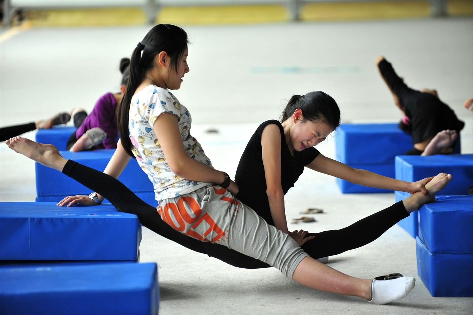 Funny Gymnastic Practice Picture