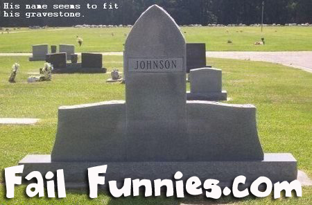Funny Johnson Tombstone Image