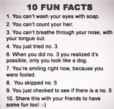 Funny Personality Facts Joke Image