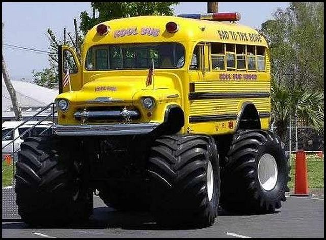 Funny Redneck School Bus Picture