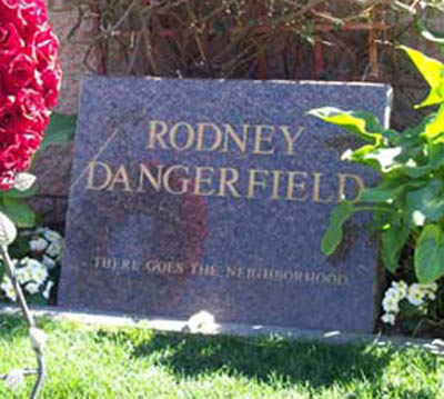 Funny Rodney Dangerfield Tombstone Image