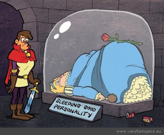 Funny Sleeping Good Personality Cartoon Picture