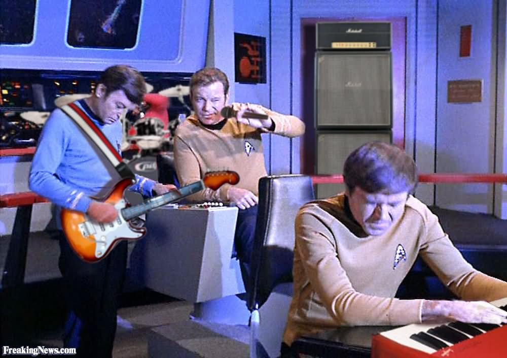 Funny Star Trek Rock Musicians Picture
