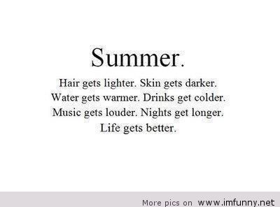 Funny Summer Poem Image