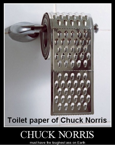 Funny Toilet Paper Of Chuck Norris