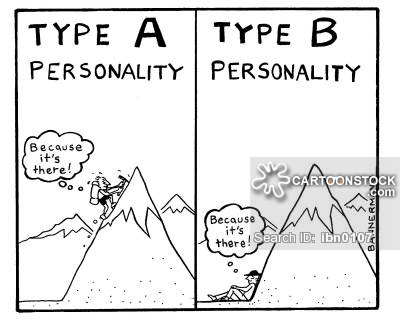 Funny Type A And B Personality Image