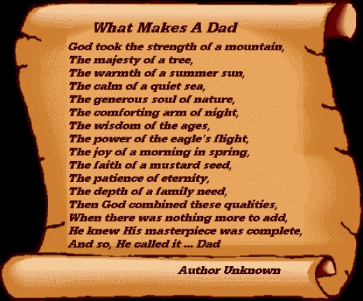 Funny What Makes A Dad Poem Image