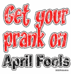 Get Your Prank On April Fools Glitter