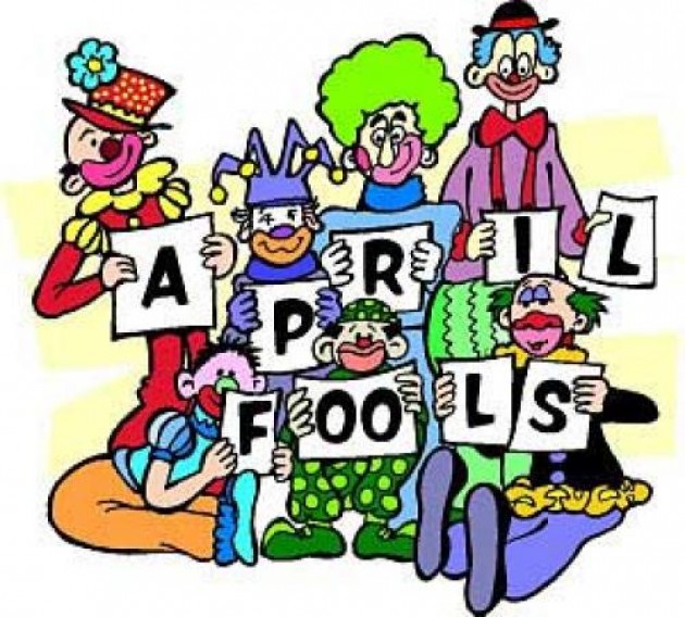 Group Of Clowns Wishes You Happy April Fools Day
