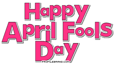 Happy April Fools Day Color Changing Animated Picture