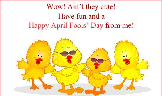 Happy April Fools Day From Me Ecard