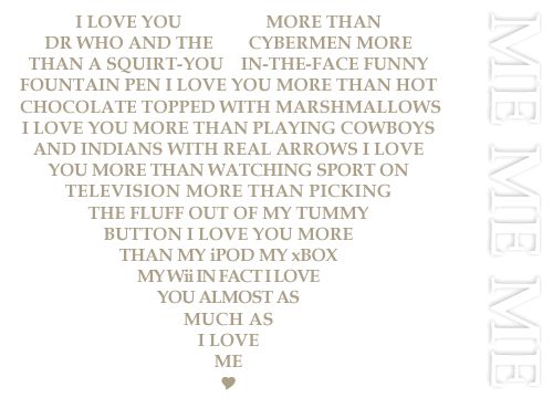 I Love You More Then Funny Poem