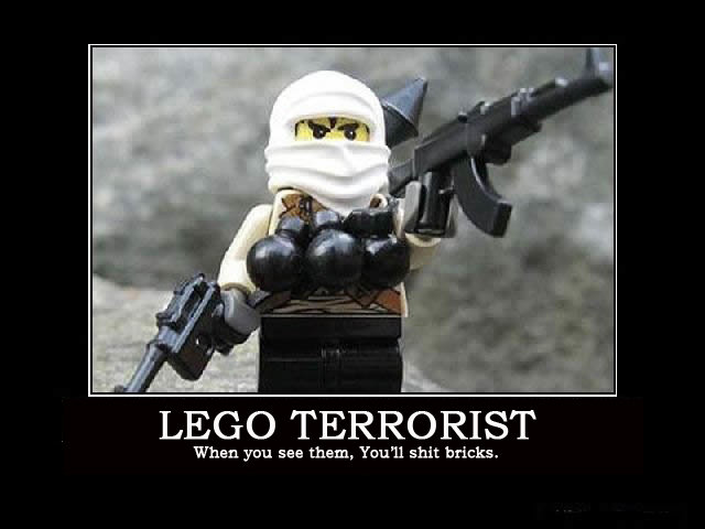 Lego Terrorist Funny Image