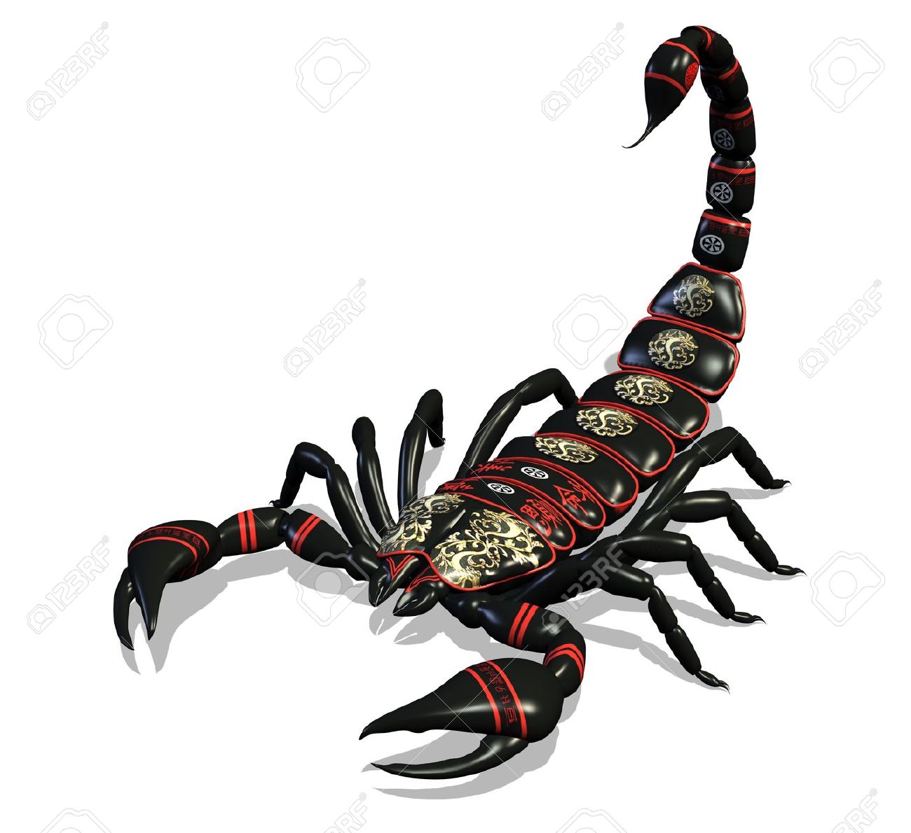 Mind Blowing 3D Scorpion Tattoo Design