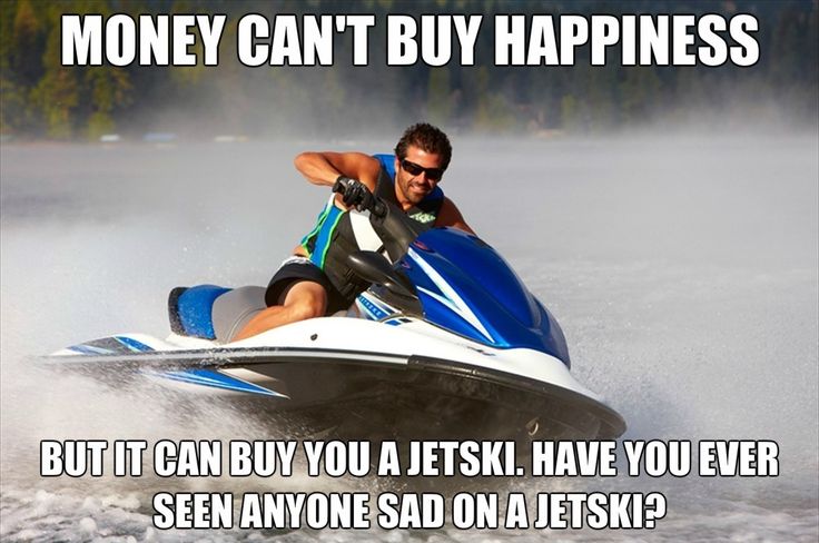 Money Can't Buy Happiness Funny Meme Image