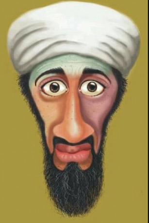Osama Bin Laden Funny Terrorist Sad Face Mask