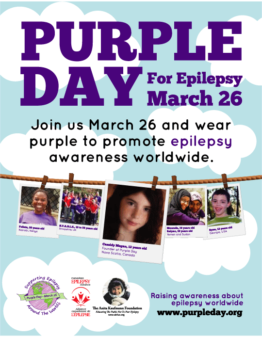 Purple Day For Epilepsy March 26 2016