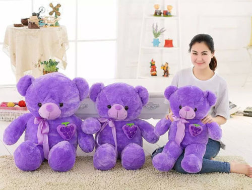 Purple Teddy Bears Happy Purple Day