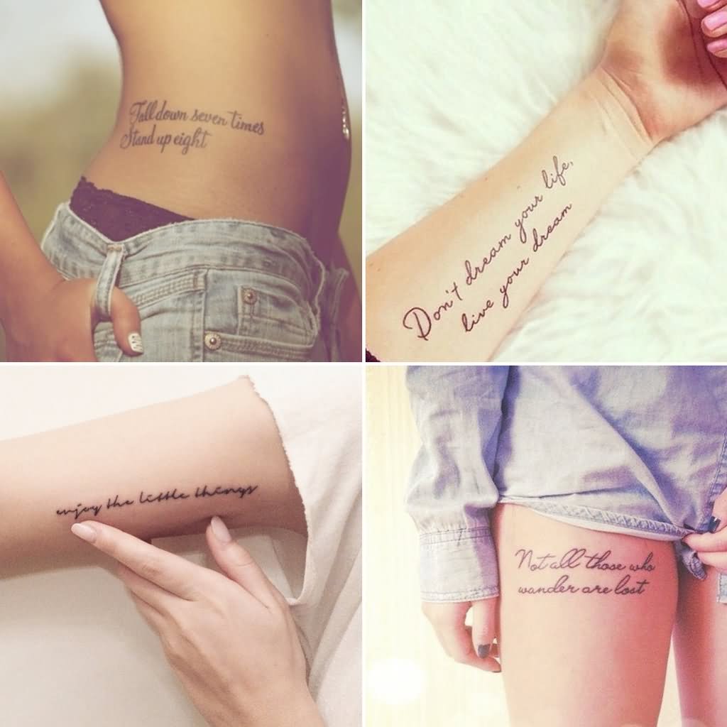 Quote Tattoos Designs For Girls