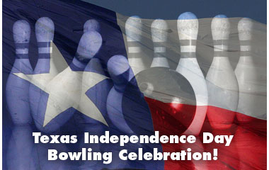 Texas Independence Day Bowling Celebration