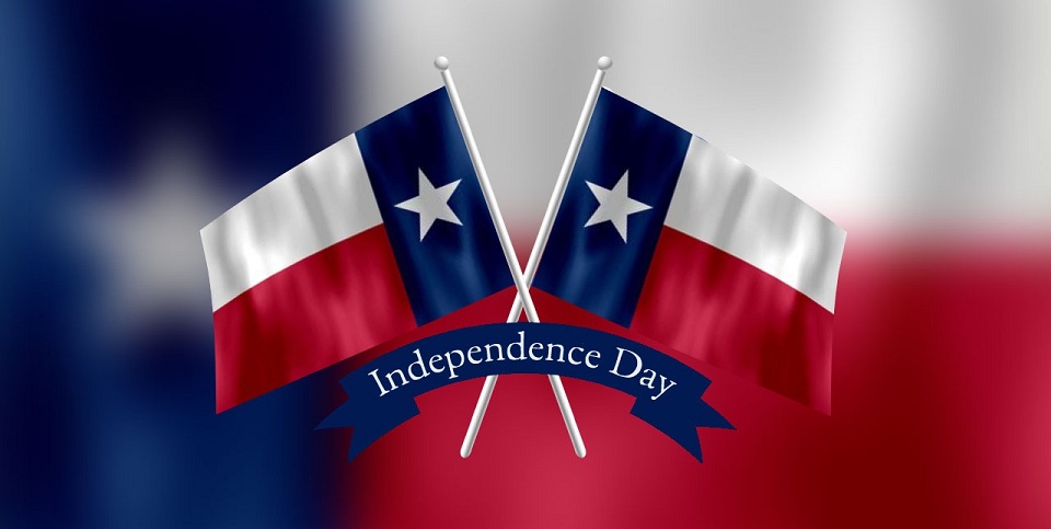 Texas Independence Day Flags Photo