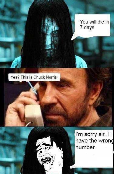 You Will Die In 7 Days Funny Chuck Norris Picture