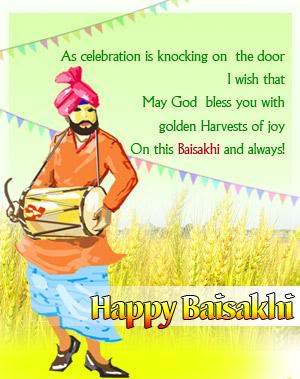 As Celebration Is Knocking On The Door I Wish That May God Bless You With Golden Harvests Of Joy On This Baisakhi And Always Happy Baisakhi