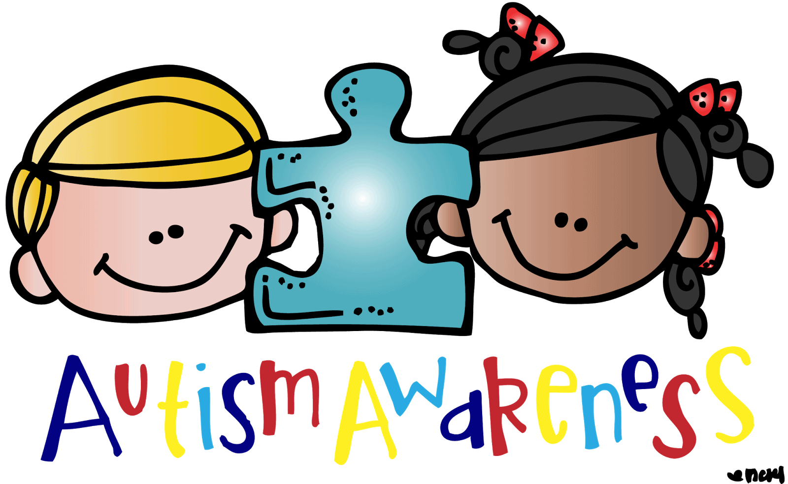 Autism Awareness Kids Face Picture