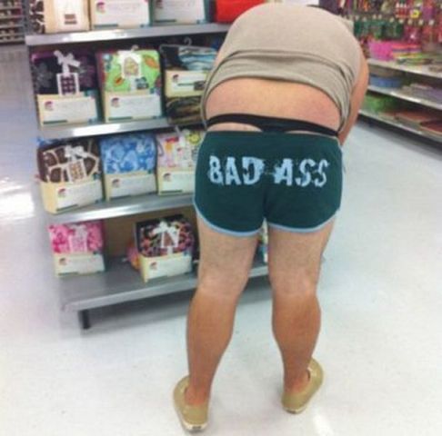 Bad Ass Funny Shorts Picture