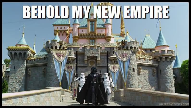 Behold My New Empire Funny Star Wars Image