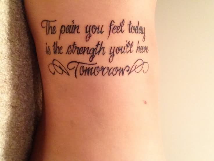 Cancer Quote Tattoo For Men