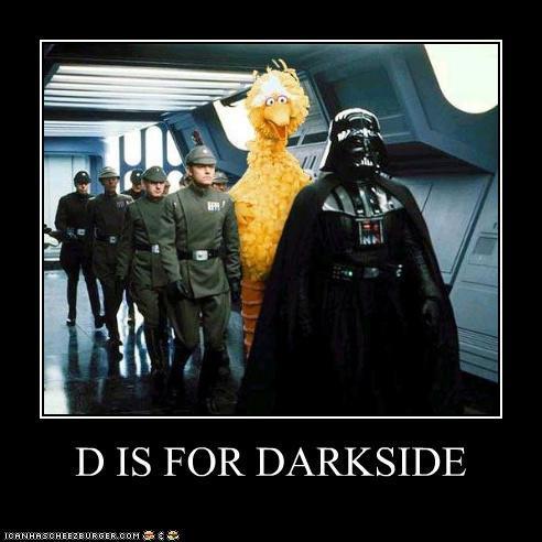 Funny D Is For Darkside Star Wars Picture