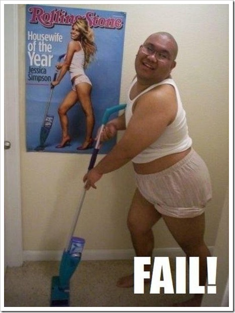 Funny Man Posing Fail As Jessica Simpson Picture