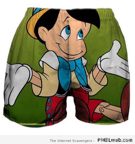 Funny Pinocchio Shorts Picture