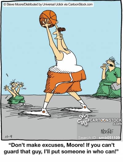 Funny Shorts Cartoon Playing Basketball