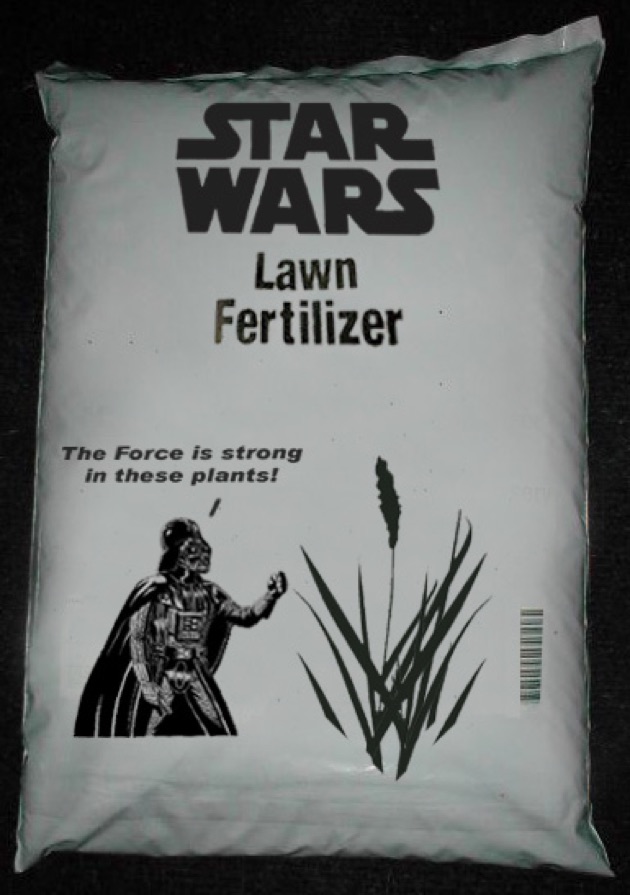 Funny Star Wars Lawn Fertilizer Picture