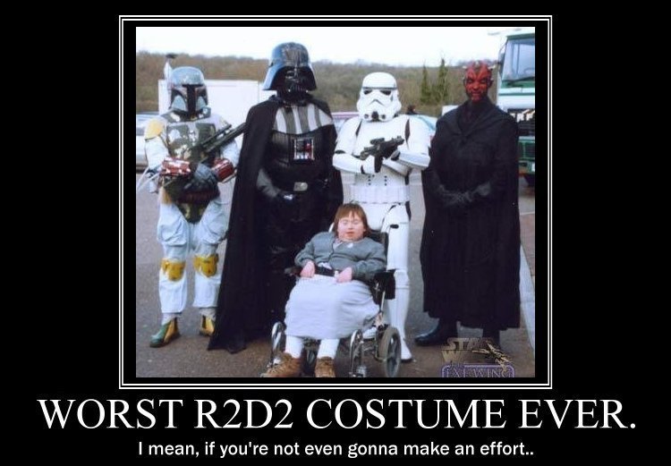 Funny Worst R2D2 Costume Ever Star Wars Picture